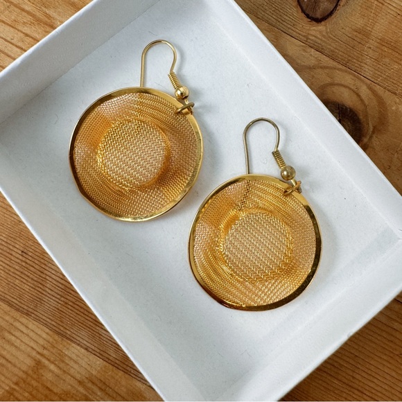 Cowgirl Hat Earrings - Picture 2 of 4